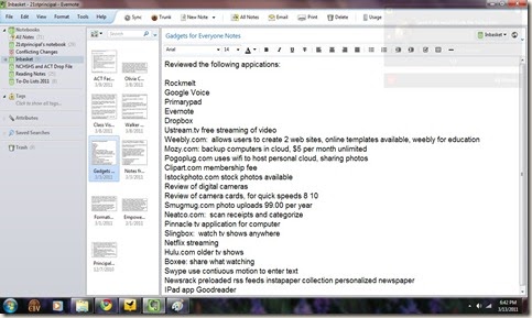 how to use evernote for college